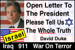 David Duke Letter to President