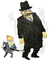 Cartoon / Enoch Powell