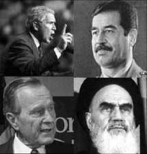 Saddam - Bush - Ayotollah